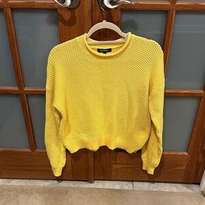 525 America Sunny Yellow Crew Neck Sweater​
